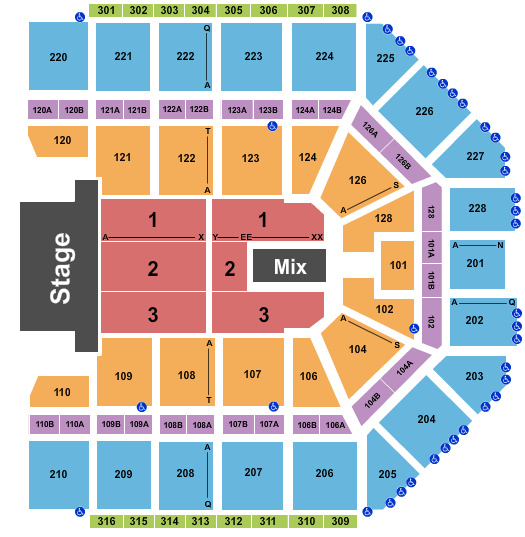 Tso Seating Chart